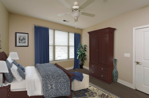 View of a bedroom in an apartment in 3350 at Alterra